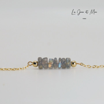 COLLIER EMMA LABRADORITE