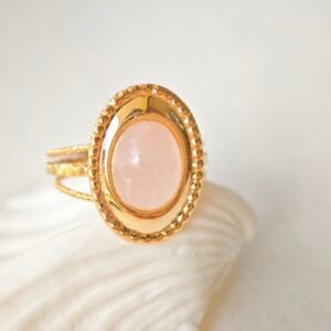 bague eloise quartz rose