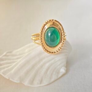 bague eloise agate vert