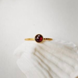 bague liliane grenat