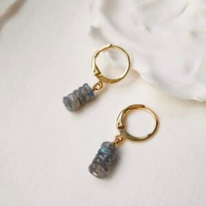 boucles d'oreilles emma labradorite