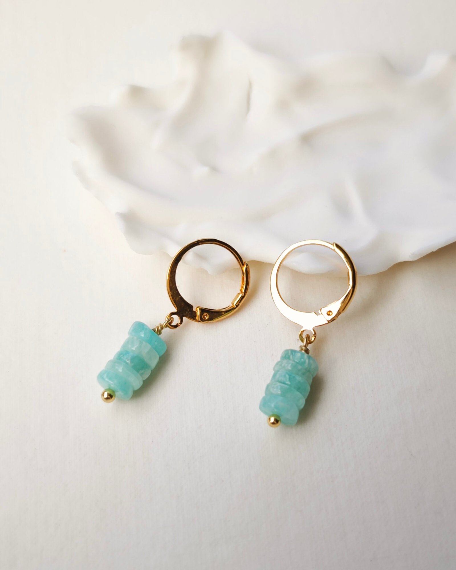 boucles d'oreilles emma amazonite boucles d'oreilles emma amazonite