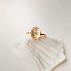 bague inÈs cristal blanc