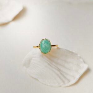 bague inÈs amazonite
